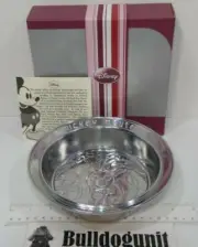 New Disney Mickey Mouse Flora Dish Metal Bowl 7” Arthur Court 1928 Cartoon