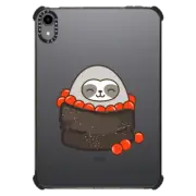 iPad mini (6th gen) iPad Impact Case Cute Sloth in Ebiko Gunkan Sushi - Kawaii Animal with Japanese Food