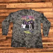 AC/DC ACDC Highway to Hell TIE DYE Oversized Long Sleeve Top Officially Licensed