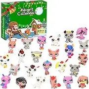 Christmas Advent Calendar 2024, Cute Cartoon Countdown Calendar, 24 Day Christmas Countdown Calendar, Christmas Holiday Decor (1-A)