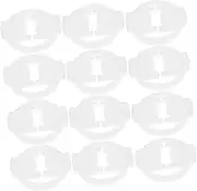 Zerodeko 100pcs Power Cord Clip Vertical Rope Light Clips Outdoor Lights Clips Outdoor Rope Light Clips Outdoor Clamp Patio Light Clips Wire Clips for Cables Rope Lights Clips White Plastic