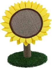 Milisten 1Pc Cat Claw Scratching Post Durable Sunflower Design for Grinding Claws Safe and Cat Scratch Board for Indoor Cats