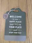 Demdaco Ultimate Cheese Plate 10 x 6.5 Ceramic Stoneware Cheese Cutting Board