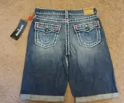 NWT True Religion Boys Geno July Super T Shorts, Size 12
