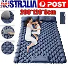 Double Self Inflating Mattress Outdoor Hiking with Pillow Mattress Camping Pad