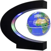 Floating Globe With Led Lights C Shape Magnetic Levitation Floating Globe