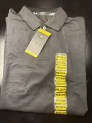Men's Gray MEMBERS MARK Stretch Cotton Classic Fit Polo Size MD