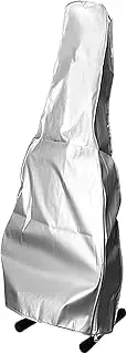 Musical Instrument Cover, Instrument Bass Protector, 43.5x12.7x108.6cm, Sunproof Protective Guitar Cover with Zipper for Most String Instruments, Silver Coated Cloth, Multicolor, Refer to description,