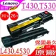LENOVO 電池(原廠)-聯想 L430電池,L512,L530,W530電池,L421,L521,E425,T430,T530,Edge 14吋 05785HV,70+
