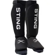 Sting Armalite Black/White Shin & Instep Protectors