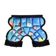 Butt Pads for Skating, 25 mm Thick Bum Protector for Kids (3-7 Years Old) Lightweight, Anti Slip Snowboard Padded Pants, Hip Pads for Ice Skating S...