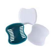Denture Bath Appliance False Teeth Box Storage Case Rinsing Basket Container New