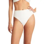 Sea Level Retro High Waist Bikini Bottoms