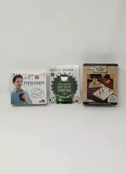 Bundle 3 Sets Gag Gifts Straw Eyeglasses Bottle Opener and Wooden Games New