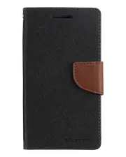 Goospery Fancy Diary iPhone 12 Pro Max - Black/Brown