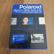 VTG POLAROID 35mm Snap-together SLIDE MOUNTS Box of 100 NEW OLD STOCK H1