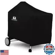 SUPJOYES Grill Cover for Weber Performer Deluxe Charcoal, 22 Inch BBQ Grill C