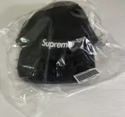 SUPREME WASHED CHINO TWILL CAMP CAP BLACK OS FW24 (100% AUTHENTIC) BRAND NEW