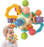 Teething Relief Ball - Teething Chew Toys - Food-Grade Teething Chew Toys, Developmental Sensory Teething Toys for Holiday Birthday