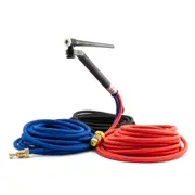 230A Water-Cooled TIG Torch with FlexLoc Head, 4m Super Flex Cable