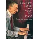 COMPLETE SONGS FOR VOICE AND PIANO