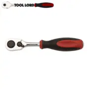 Sidchrome 1/4" Drive Small Reversible Socket Ratchet SCMT12905