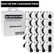 20 Roll White Address Labels DK1208 Fits For Brother QL-500 QL-570VM W/20 Frame