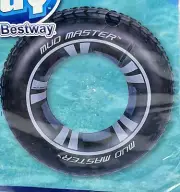 Inflatable Pool Float NIP Splash Play Bestway Mud Master Tire 36in Beach Toy