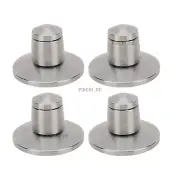 4PCS Speaker Spikes Feet Speaker Isolation Spikes w/ Base Suitable for Speakers