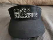 Travis Mathew The Lifer Golf Visor Black Adjustable New ⛳ ⛳⛳