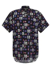 [Comme Des GarçOns Shirt] Comme Des GarçOns Shirt-Andy Warhol Camicie Multicolor-Uomo XL Multicolor