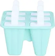 Ice Cream Mould Ice Cream Makers Silicone Mold DIY Ice Cream Tools for Hot Summer Green 4 Grids 6 Grids Optional Food Grade Silicone Material (-3118200030212)