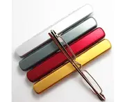 Fashion Portable Reading Glasses Pen Tube Case 1.00 - 4.00 Diopter-Gray +2.00 Strength