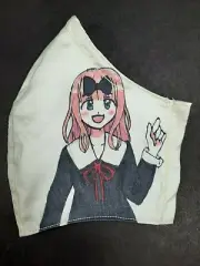 Love is War Chika Fujiwara Face Cover Mask Anime Cosplay Costume Manga Art