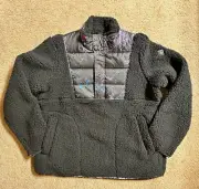 Spyder Active Sports Womens Boulder Anorak Fleece Jacket, Pull over Sz Large NWT