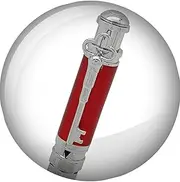 ACELY Fancy Da Vinci Code Metal Ball Point Pen Design (RED)