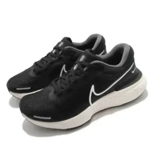 【NIKE 耐吉】慢跑鞋 Invincible Run FK 男鞋 ZoomX 氣墊 避震 路跑 健身 球鞋 黑 白(CT2228-001)