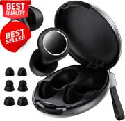Reusable Silicone Ear Plugs for Sleep, Noise Cancelling, with 8 Eartips & Case.