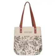 Canvas Floral Tote Bag for Women: Amazing Grace Inspirational Scripture for S...