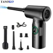 7500mAh Portable Compressed Air Duster 2 in 1 Air Blower & Vacuum Cleaner