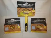 CABOT Wood Stain Applicator Head + 3 Applicator Pads 6" Decks Siding Fences