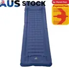 Inflatable Air Mattresses TPU Camping Rest Air Cushion for Hiking (Navy blue)