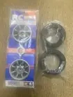 NEW TAMIYA VINTAGE 1/8 RC TG10 MINI COOPER 50843 WHEELS & SLICK TYRES SET RARE