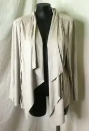 AUTOGRAPH STONE "SUEDE" JACKET SZ 24-NEW ROMANTIC AND STUNNING JACKET