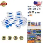 Stackable KLIP IT Food Storage Containers - Meal Prep and Freshness, 34 Count