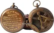 Personalized Compass, Gift for Husband, Son, to My Man, to My Fiancé, Dad, Boyfriend, for Customized Working Compass