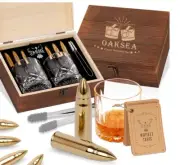 Whiskey Glass Gift Set for Men Dad - Whiskey Glass Set of 2