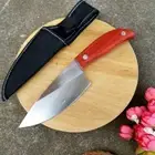 Butcher Knife Kitchen Slicing Boning Cleaver Utility 5CrMov Steel Wood Handle S
