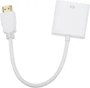 VGA Cable Video Converter Video Converter Signal Converter Video Signal Conversion Cable Home Converter to Cable Durable Conversion Cable VGA Adapter Cable Video Cable ABS White