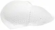 [Generic] Reusable Perforated Bra Swimwear Push up Pads Insert Pad Uniquely Thickening Breathable Silicone Gel Breast Enhancers for Lady Women Girls,1Pair White